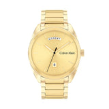 CALVIN KLEIN PROGRESS GOLD PLATED STEEL WATCH 25200447