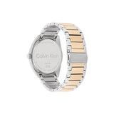 CALVIN KLEIN PROGRESS COOL GRAY TWO-TONED STEEL WATCH 25200449