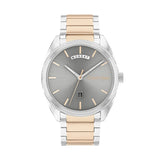 CALVIN KLEIN PROGRESS COOL GRAY TWO-TONED STEEL WATCH 25200449