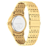 CALVIN KLEIN INTRIGUE GOLD MESH BRACELET WATCH 25300007