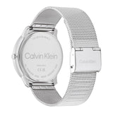 CALVIN KLEIN ICONIC SILVER MESH BRACELET WATCH 25300012