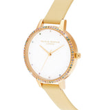 OLIVIA BURTON OB16RB20 RAINBOW BEZEL SUNSHINE & GOLD WATCH