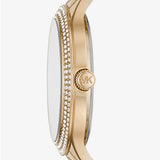 MICHAEL KORS MK3632 PAVE GOLD CRYSTAL STEEL WATCH