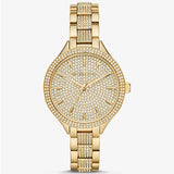 MICHAEL KORS MK3632 PAVE GOLD CRYSTAL STEEL WATCH