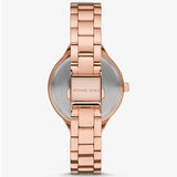 MICHAEL KORS MK3799 PAVE ROSE GOLD CRYSTAL STEEL WATCH