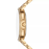 MICHAEL KORS MK4666 PYPER CRYSTAL GOLD STEEL WATCH