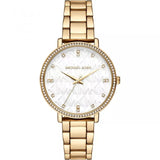 MICHAEL KORS MK4666 PYPER CRYSTAL GOLD STEEL WATCH