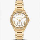 MICHAEL KORS MK4805 SAGE PAVE GOLD STEEL WATCH