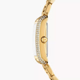 MICHAEL KORS MK4837SET EMERY THREE-HAND GOLD-TONED STEEL WATCH, BRACELET & EARRINGS GIFT SET