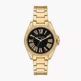 MICHAEL KORS MK4852 KACIE THREE-HAND GOLD STEEL WATCH