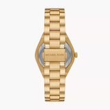 MICHAEL KORS MK7391 LENNOX THREE-HAND GOLD STEEL WATCH