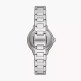 EMPORIO ARMANI AR11632 SUNRAY CRYSTALS SILVER STEEL WATCH