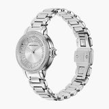 EMPORIO ARMANI AR11632 SUNRAY CRYSTALS SILVER STEEL WATCH