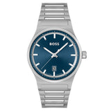 HUGO BOSS CANDOR BLUE DIAL STAINLESS STEEL WATCH 1514076