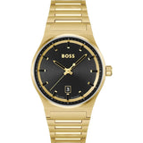 HUGO BOSS CANDOR GOLD-TONED STAINLESS STEEL WATCH 1514077