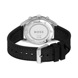 HUGO BOSS CHRONOGRAPH SPORT LUX BLACK SILICONE STRAP WATCH 1514091