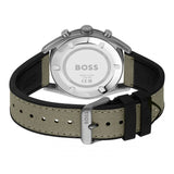 HUGO BOSS TOP OLIVE GREEN DIAL SILICONE STRAP WATCH 1514092