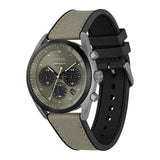 HUGO BOSS TOP OLIVE GREEN DIAL SILICONE STRAP WATCH 1514092