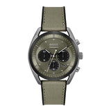 HUGO BOSS TOP OLIVE GREEN DIAL SILICONE STRAP WATCH 1514092