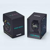 CASIO PAC-MAN COLLAB MODEL DIGITAL BLACK RESIN WATCH F-91WPC-1ADR-P