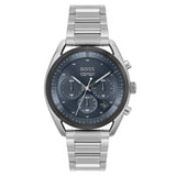 HUGO BOSS TOP CHRONOGRAPH BLUE DIAL STEEL WATCH 1514093