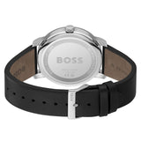 HUGO BOSS CONTENDER BLACK LEATHER MEN'S WATCH 1514125