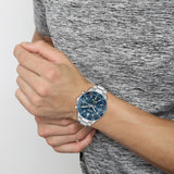 HUGO BOSS RUNNER BLUE DIAL STAINLESS STEEL WATCH 1514143