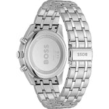 HUGO BOSS SKYTRAVELLER GRAY DIAL STEEL WATCH 1514151