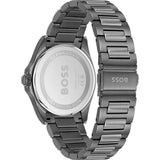 HUGO BOSS STRIKE BLUE DIAL GRAY STEEL WATCH 1514175