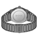 HUGO BOSS GREY STAINLESS STEEL WATCH 1514078