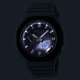 CASIO ANALOG-DIGITAL RESIN BAND GA-B2100LUU SERIES WATCH