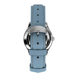 TIMEX EASY READER BLUE LEATHER STRAP WATCH TW2V25300