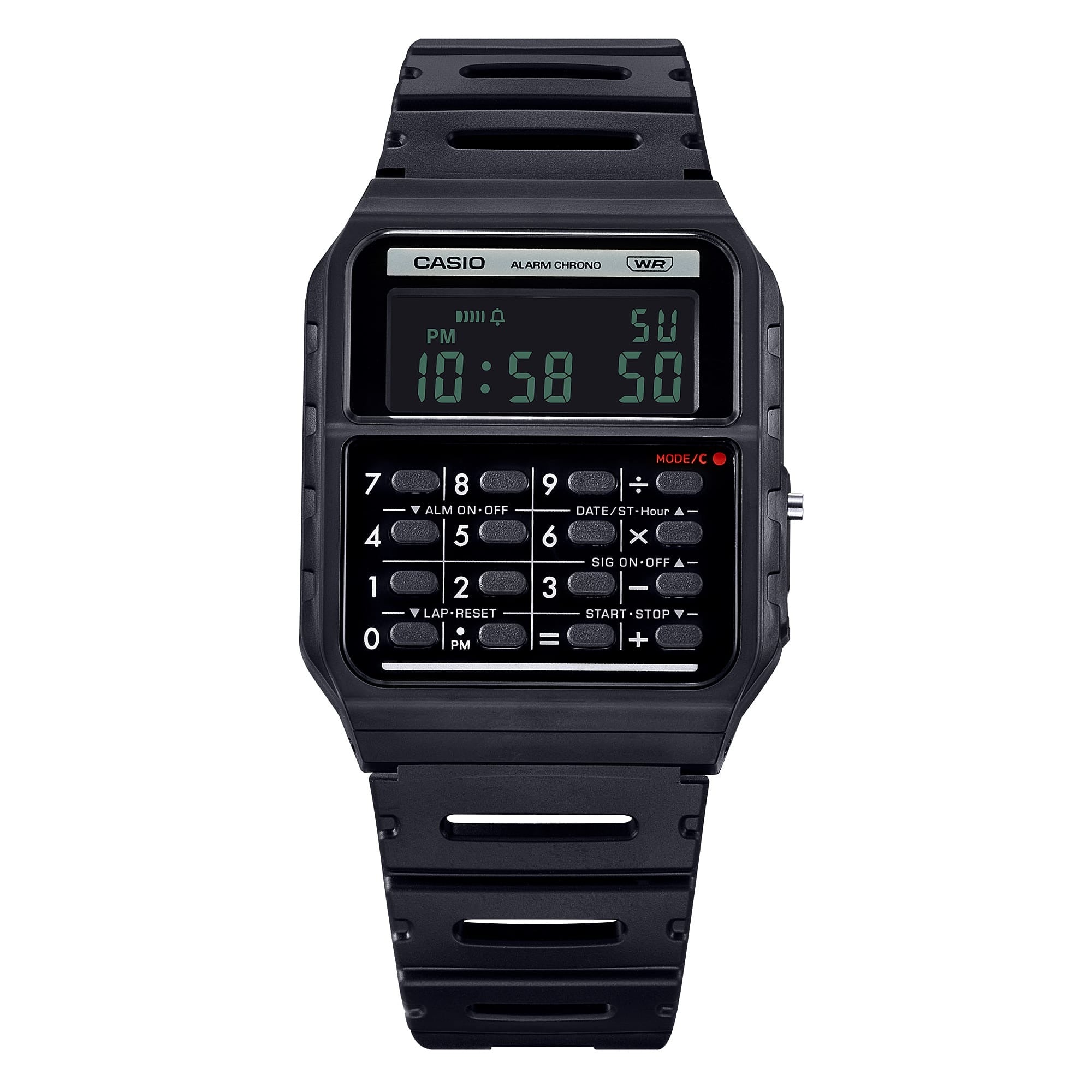 Casio General Pop Digital Resin Strap Unisex Watch CA-53WB With P Series