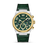 Ducati Chronograph Green Leather & Silicon Strap Green Dial Watch DTWGC0001101