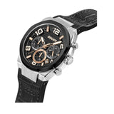 Ducati Chronograph Black Leather & Silicon Strap Black Dial DTWGC0001102