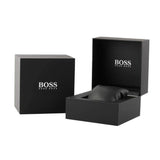 HUGO BOSS CHRONOGRAPH BLACK STAINLESS STEEL WATCH 1513837