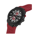 Ducati Chronograph Watch Red Silicon Strap Black Dial DTWGO0000801