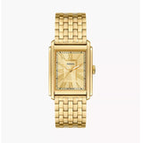 Fossil Carraway Three-Hand Gold-Tone Stainless Steel Watch FS6009