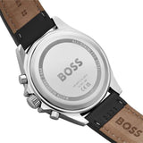 HUGO BOSS TROPER CHRONOGRAPH BLACK LEATHER WATCH 1514055