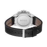 HUGO BOSS TROPER CHRONOGRAPH BLACK LEATHER WATCH 1514055