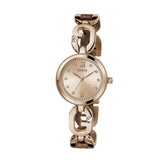 Guess Ladies Rose Gold Tone G-Links Analog Watch GW0759L3