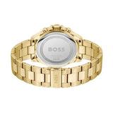 HUGO BOSS TROPER CHRONOGRAPH GOLD STEEL WATCH 1514059