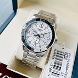 Casio General Silver Stainless Steel Strap Men Watch MTP-VD300D-7EUDF-P