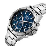 HUGO BOSS TROPER CHRONOGRAPH BLUE DIAL STEEL WATCH 1514069