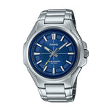 CASIO STANDARD MTP-RS100D SERIES SOLAR-POWERED STAINLESS STEEL WATCH