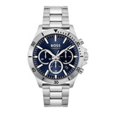 HUGO BOSS TROPER CHRONOGRAPH BLUE DIAL STEEL WATCH 1514069