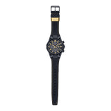 CASIO EDIFICE SOSPENSIONE BLACK ALCANTARA BAND WATCH EFS-S640ZE-1ADR