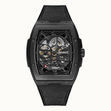 INGERSOLL THE CHALLENGER AUTOMATIC ALCANTARA BLACK RUBBER WATCH I12307