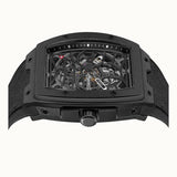 INGERSOLL THE CHALLENGER AUTOMATIC ALCANTARA BLACK RUBBER WATCH I12307