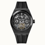 Ingersoll The Broadway Dual Time Automatic Black PU Strap Men's Watch I12908